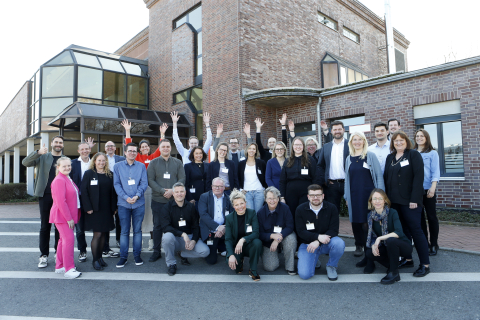 Die Programmteilnehmenden gemeinsam mit dem Orga-Team des Dortmunder Cross Mentoring Programms