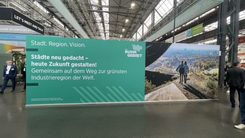 Motto des Gemeinschaftsstandes Metropole Ruhr