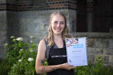 Lillian Weschke belegt mit Preheat Pastry den zweiten Platz bei GESCHMACKSTALENTE 2025