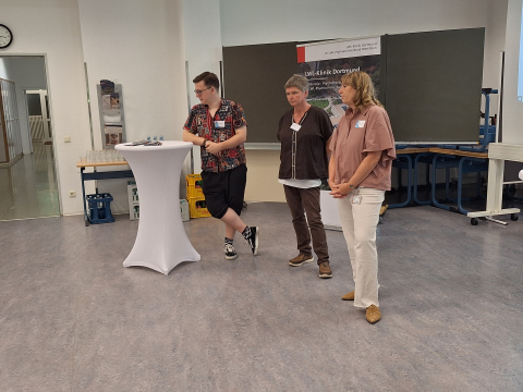 Begrüßung durch unsere Gastgeber von der LWL Pflegeschule Dortmund