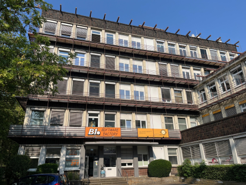 Die ehem. B1st Softwarefactory direkt an der B1 in Dortmund